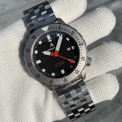 STEELFLIER oficial SF752 reloj de pulsera mecánico de moda NH35 movimiento Super BGW9 luminoso 20Bar relojes de buceo de lujo impermeables