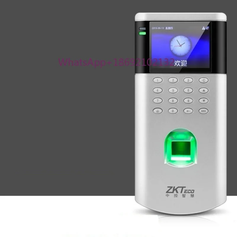 Zkteco Central Control Smart F18 Fingerprint Access Control Machine OF260/F7plus Glass Door Electromagnetic Force Lock Set
