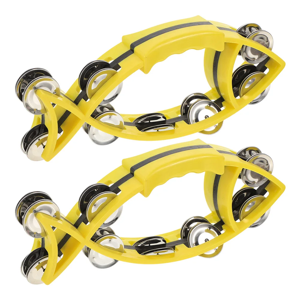 

2 Pcs Shaking Bell Music Jingle Bells Instrument Toys Percussion Instrument Bells Musical Kids Child Party Funny Toys Gift
