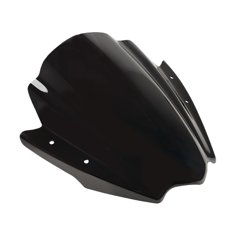 Universal Motorcycle Windshield Fit For 22 - 25mm Handlebar Street Bikes Bracket Heightened Modified Thickened Front WindScreen