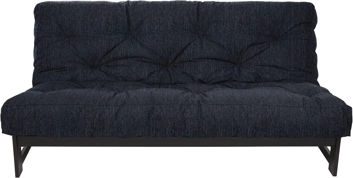 

Lace Tufted Futon Mattr - Plush Foldable Sofa Bed For Adults & Kids - Portable Convertible Foam Futon For Dorm Room, Camping,