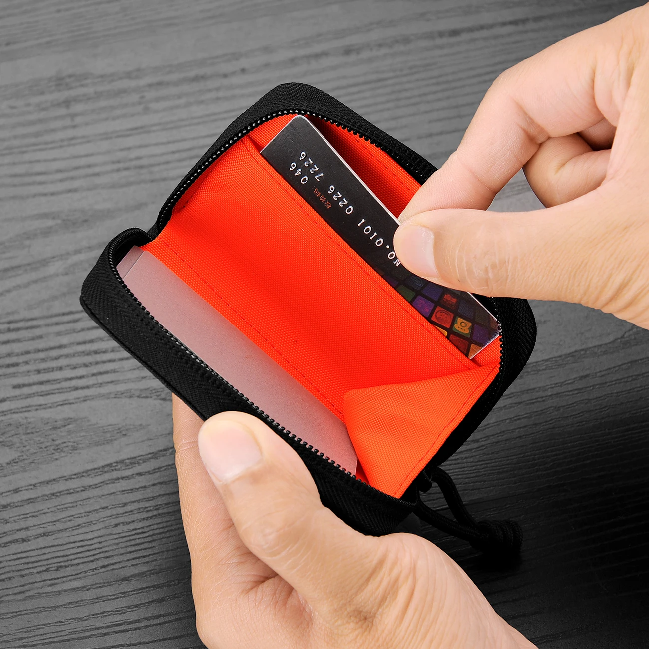 Zipper Rfid Wallet Mini Coin Purse Women Men's X-Pac Short Wallet Retro Key Card Holder Small Money Bag Trend Youth Mini Handbag