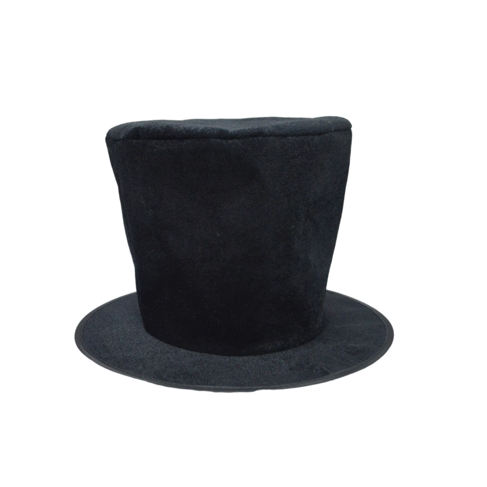 Halloween Black Top Hat Magician Hat Costume Headwear for Magic Show Carnival Party Stage Performance Masquerade Dress Up Events