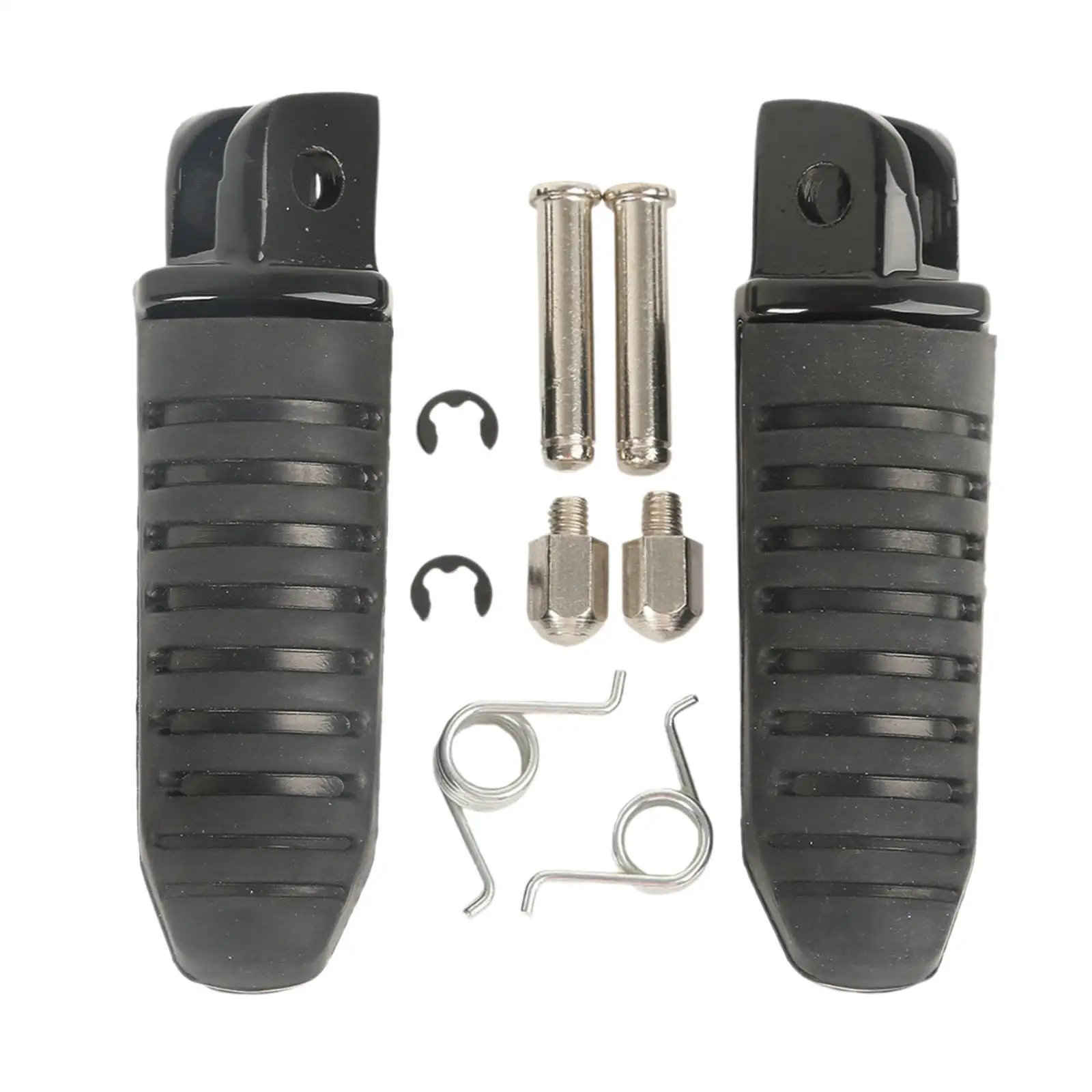 2Pcs Motorcycle Front Footrests Replacement Sturdy Spare Parts Easy to Install Foot Pedals Front Foot Pegs for GSX1300R