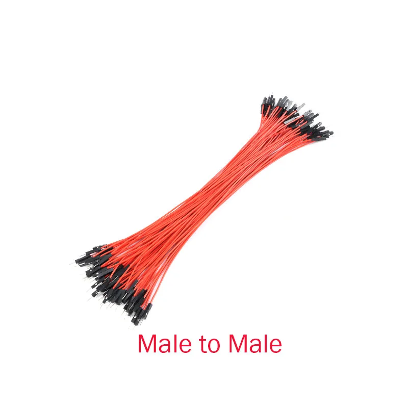 10pcs Breadboard Dupont Cable 25c For Arduino Line 2.54mm Male Female Dupont Jumper Wire 26AWG Cable DIY Electronic 1P Connector