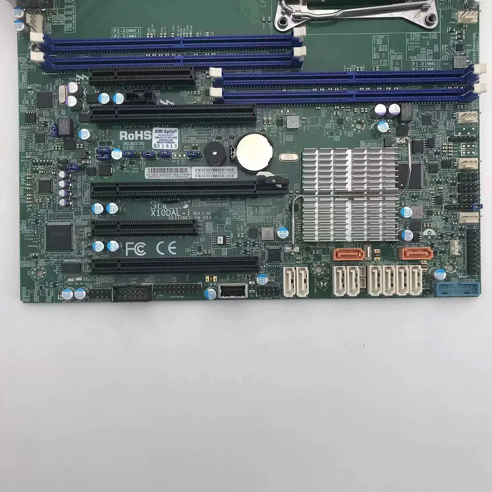 For Supermicro Workstation Motherboard X10DAL-i  DDR4 LGA2011 E5-2600 v4 v3 Family Processor SATA3 LGA2011 DDR4