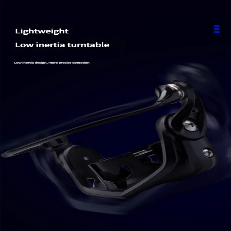 Mavllos S2 نسبة بكرة الغزل الصغيرة من الكربون 5.2:1 800S 1000S 119g ضوء دوار منخفض القصور الذاتي مقاوم للماء بكرة صيد مضادة للصدأ #3