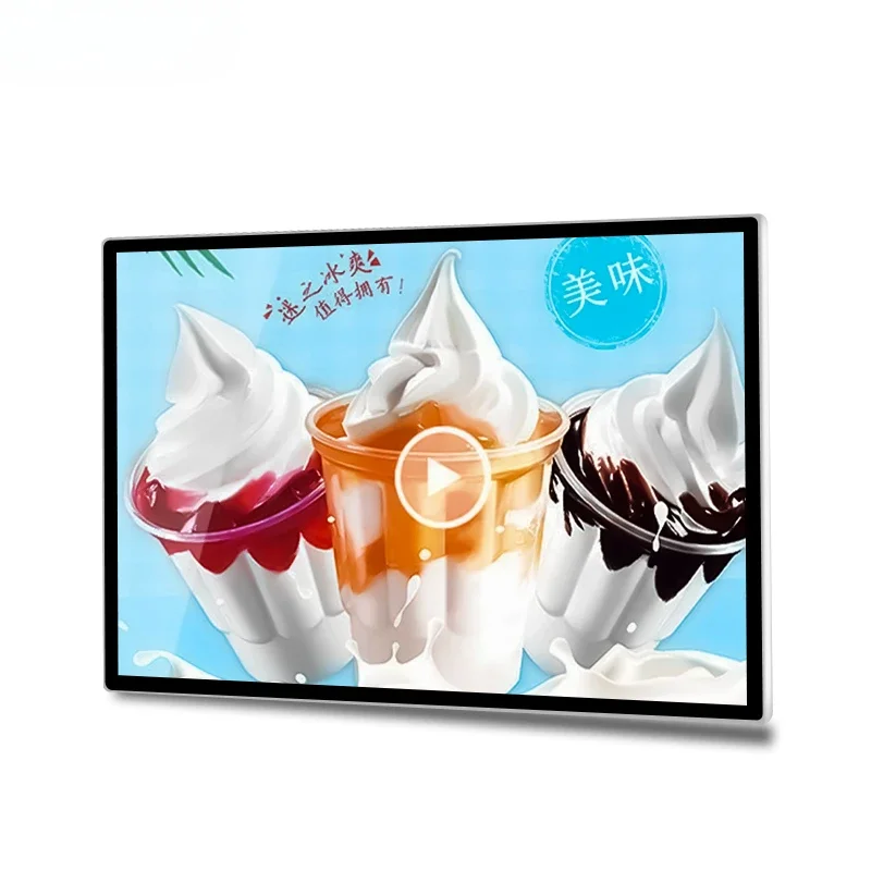 Wall Mounted Lcd Led Advertising Player Wireless  Digital Signage