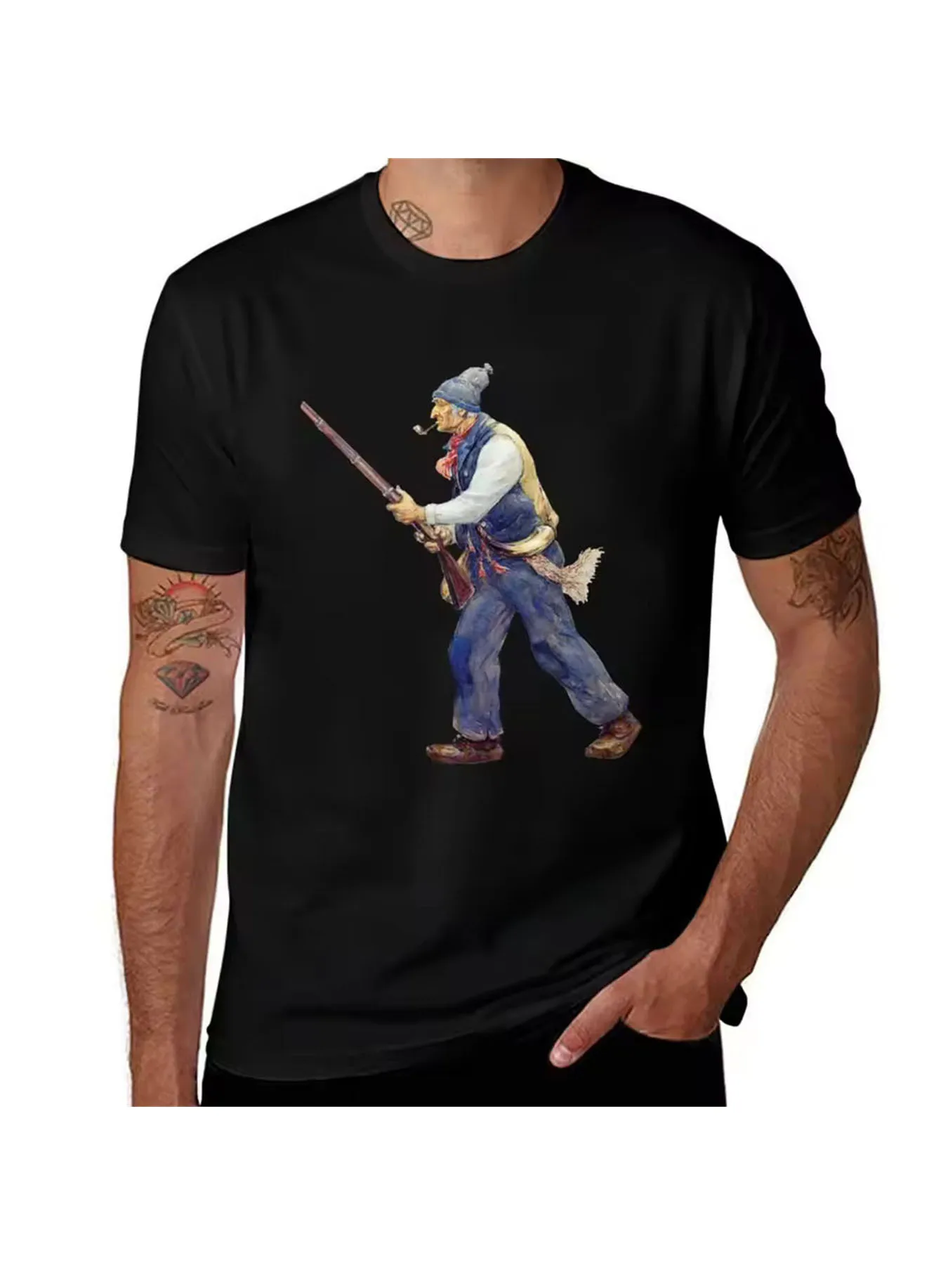 Le Patriote Henri Julien Quebec French Patriote Drapeau Québec Rebbelion Lower Canada 1837-1838 Historical Painting 1904 T-Shirt