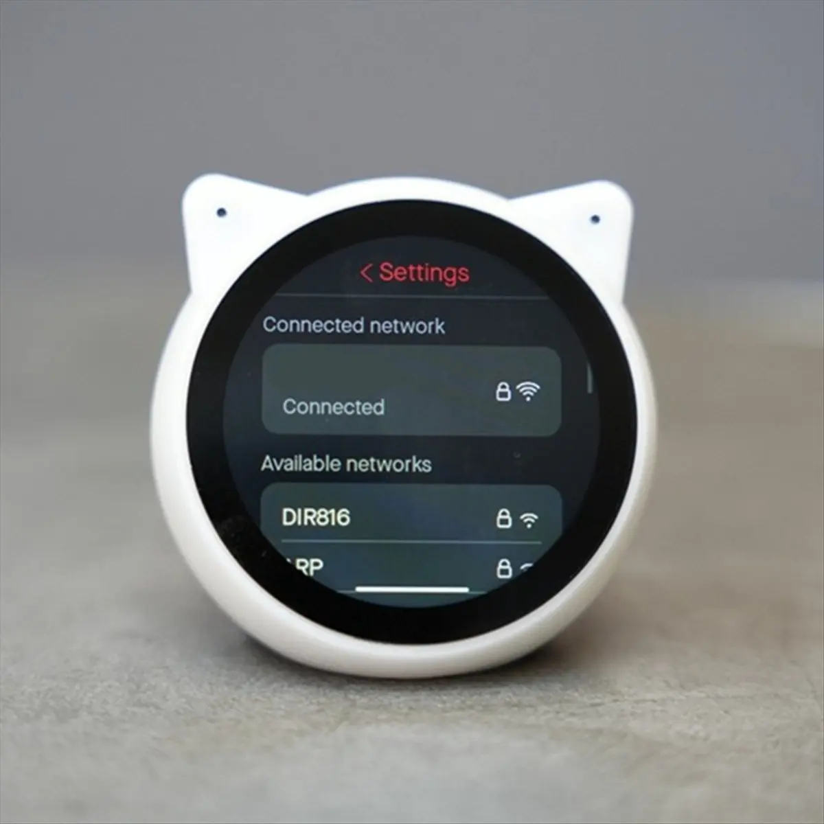 

(ABGQ) For Echoear Meow Companion AI Chat Robot with ESP32 S3 Development Board 1.85 Inch LCD Display for Gift