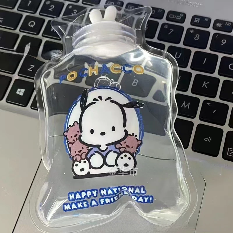 Cute Sanrio Hand Warmer Hello Kitty Accessories Kawaii Anime Carry-On Water-Filled Hot Water Bag Portable Toys for Girls Gift