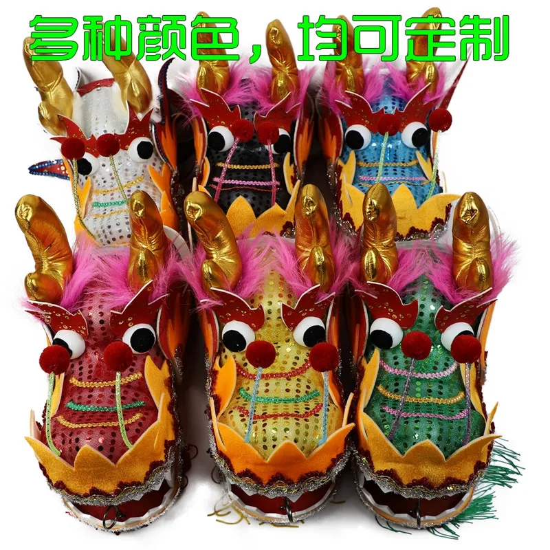 6M brief Chinese dance dragon with ribbon festival new year stage performance supplies folk dance for carnival