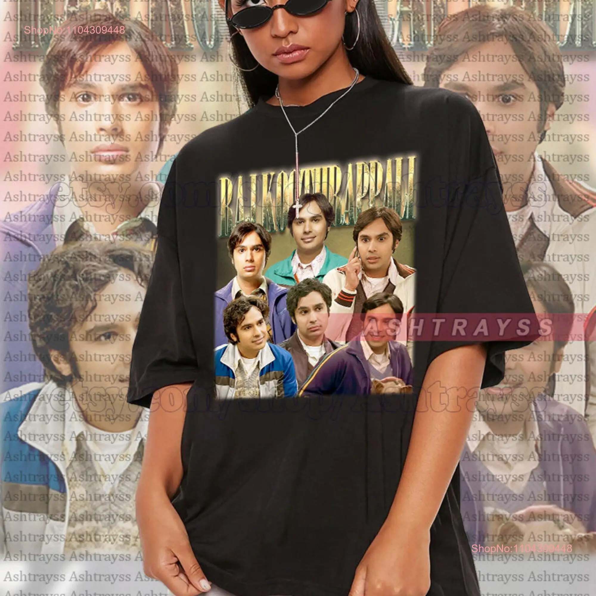 Raj Koothrappali Vintage Bootleg T Shirt Kunal Nayyar  long or short sleeves