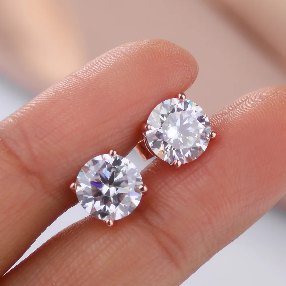 Thumbnail 4 - #36 Latest Moissanite Stud Earrings Offers
