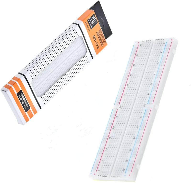 10-1PCS Breadboard 830 Point PCB Bread Board MB-102 Prototype PCB Solderless Breadboard Protoboard Circuit PCB DIY Kit