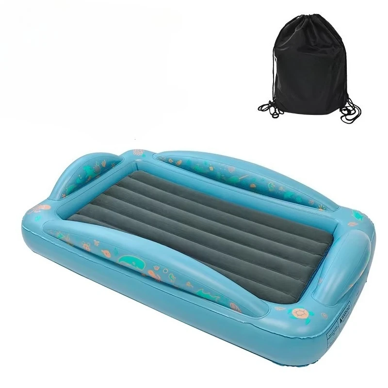

Foldable Flocked Pvc Inflatable Bed Portable Design For Outdoor Travel And Leisure Use