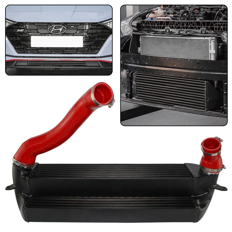Upgrade Tube& Fin Competition High-Performance Intercooler Hose Kit For Hyundai i20N 150KW/204HP 1.6T-GDi Type Chassis 2021+