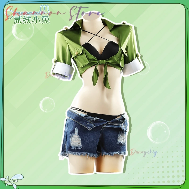 أغنيس تاتشيون كوسبلاي Umamusume جميلة ديربي مجنون مختبر زي بيكيني مايوهات كوسبلاي كريريسماس ماركس فيزان شعر مستعار للهالوين الزي #5