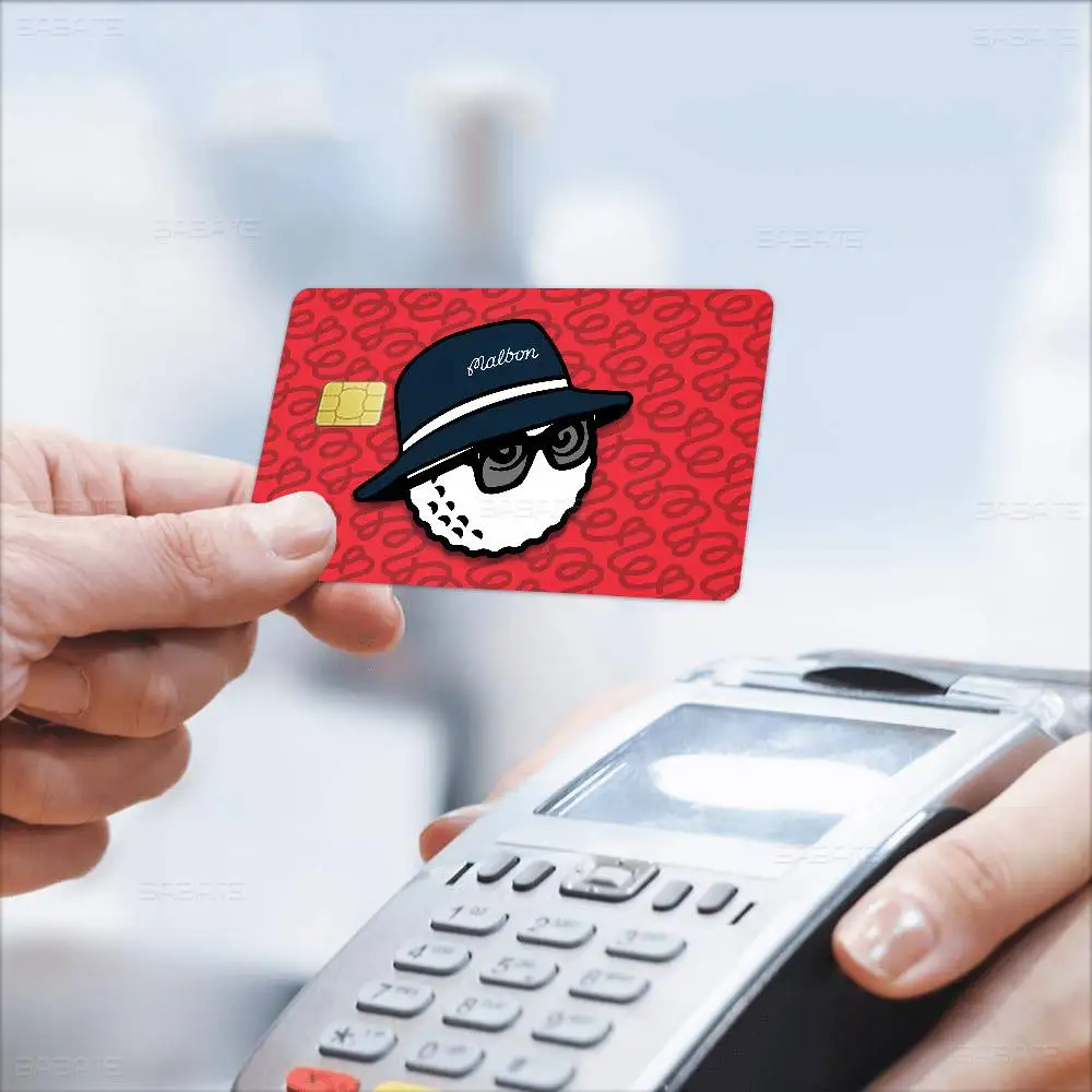 ملصق غلاف فيلم غير لامع من M-Mal_bons لبطاقة الائتمان وبطاقة الخصم للحافلة