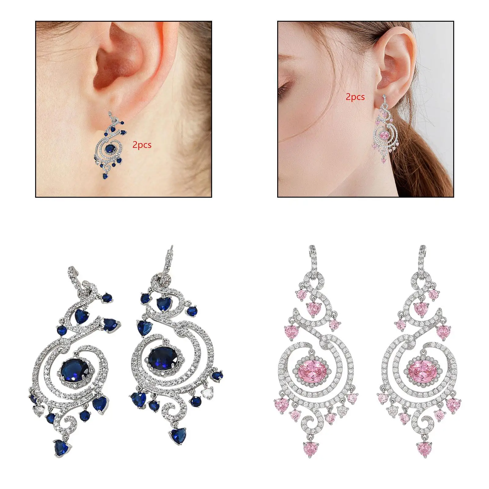 

Women Earrings Vintage Design Jewelry Fashion Ornament Decoration Valentine's