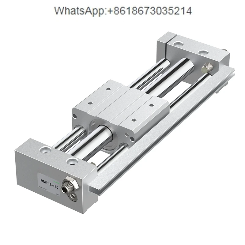 Magnetic couple RMT rodless cylinder with guide rail 16/20/25/32/40 * 100X200/300/500/600-S