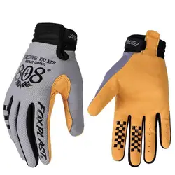 Guantes de motocicleta para hombre y mujer, manoplas transpirables para Motocross, ATV, MX, UTV, BMX, todoterreno