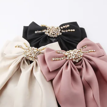 Fermaglio per capelli con frangia a farfalla, nuovo fiocco alla moda, striscia lunga, strass, personalità, forcina da donna, regalo da viaggio per il tempo libero, clip laterale 865