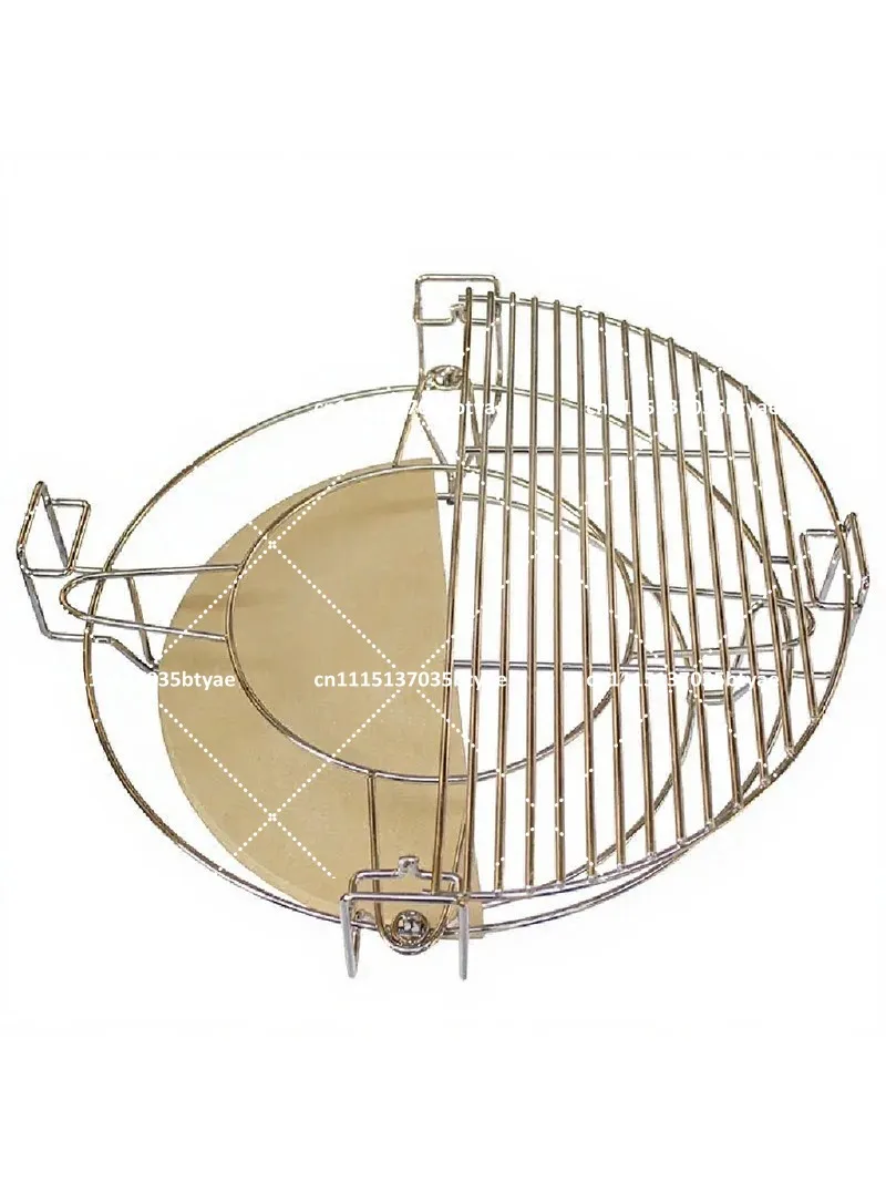 Heavy Duty Round BBQ Grill Cooking System Fit 16 18 21 23 26 Inch Charcoal Grill Accessories