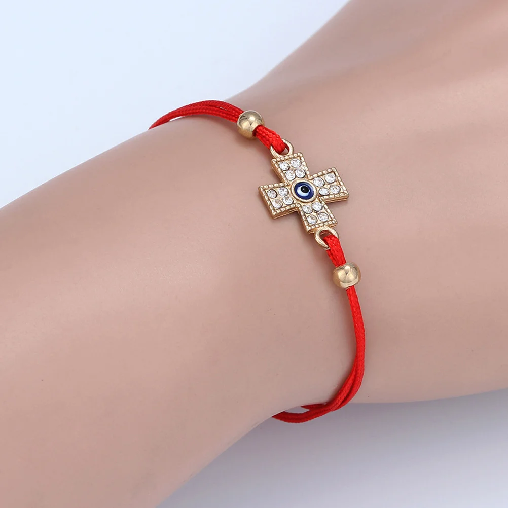 سوار متقاطع من سبيكة غير قابلة للتلاشي، ذراع متين، حبل زينة يدوي أنيق، ملحق يرتدي يوميًا