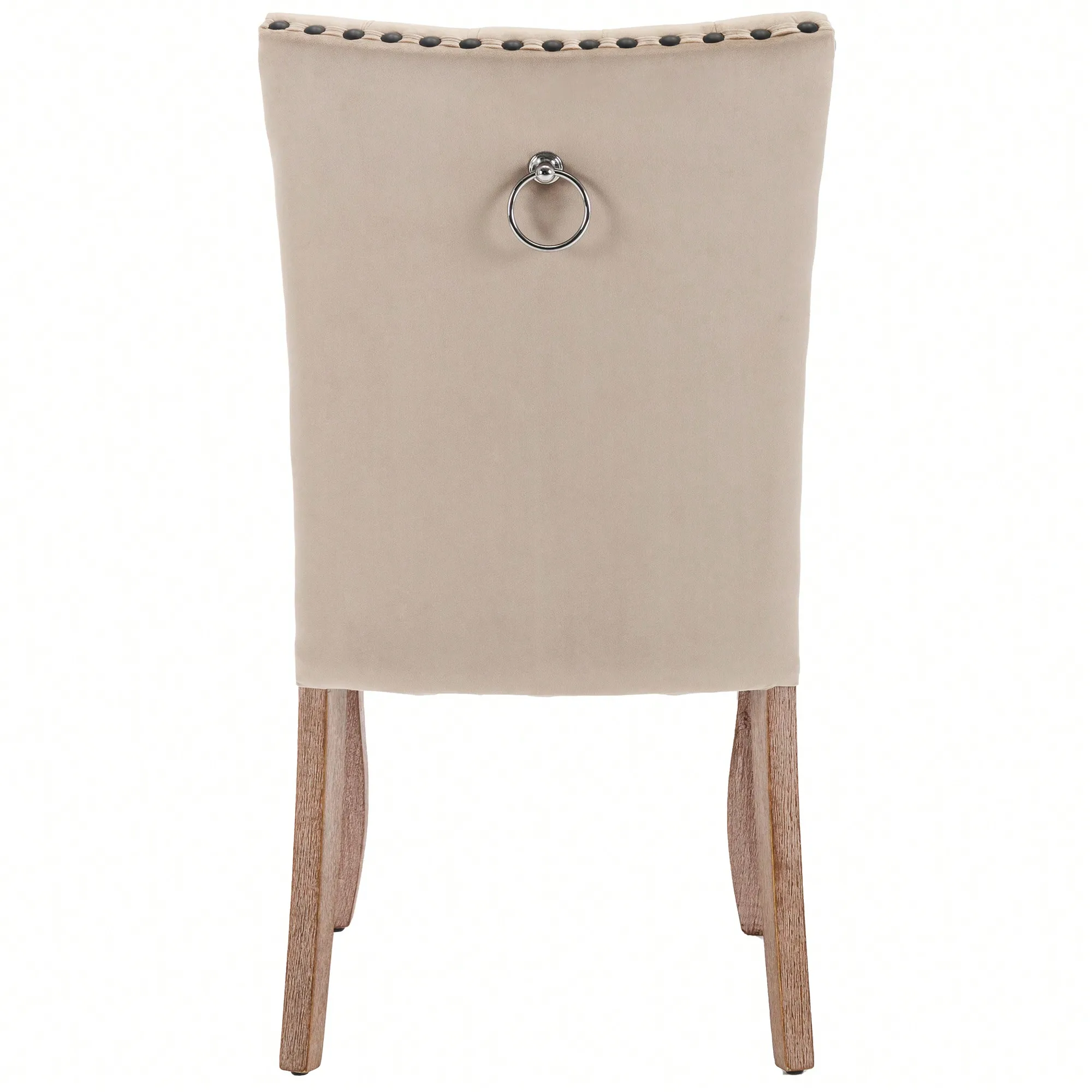 كراسي غرفة الطعام المخملية، مجموعة من 4 كراسي مطبخ، كراسي غرفة المعيشة، كرسي منجد، أرجل من الخشب الصلب