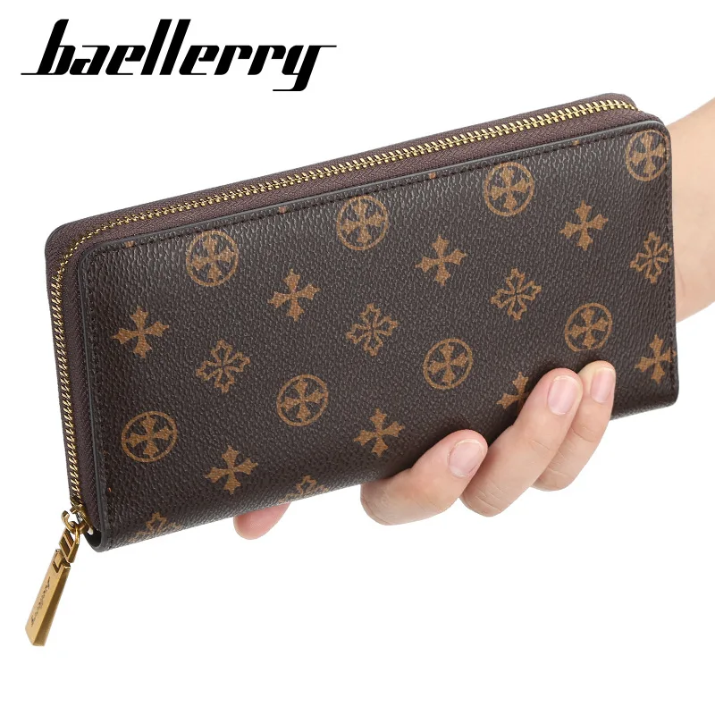 Baellerry  European and American Trend Printing Long Large-capacity Multifunctional Wallet Clutch Wholesale Bag