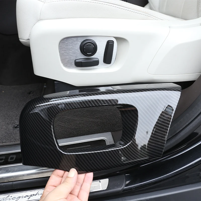 

2 шт. для Land Rver Discovery 5 L462 LR5 2017-18 Range Rover Velar RR Sport 2018 ABS боковая крышка сиденья автомобиля, накладка на рамку, аксессуары