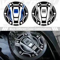 Pegatina de tapa de tanque de combustible para motocicleta, calcomanías protectoras de tanque de combustible para R1250GS, R1200GS, F850GS, F750GS, ADV Adventure Triple, 3D, color negro