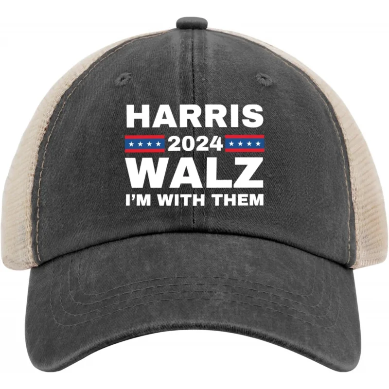 

Kamala Harris 2024 Unisex Baseball Cap Classic Adjustable Hat for Sunscreen Outdoor Travel