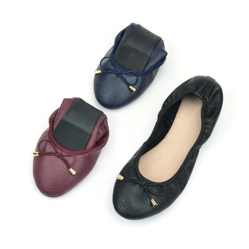 

Women's Metallic Ballet Shoes, Casual Soft Sole Flat Shoes, Lightweight & Comfortable Slip On Shoes ballet flats schuhe plateau