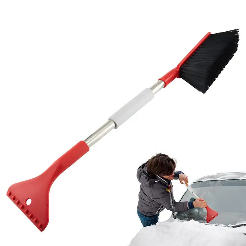 

Car Scraper Snow Brush Snow Scraper With Brush Winter Windshield Snow Removal Brush Multifunction Ice Removal Shovel For SUV