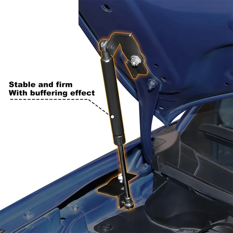دعامات رفع غطاء المحرك الأمامي للسيارة لسوبارو برو ، تعديل دعامات الغاز ، أذرع القضيب ، صدمة الينابيع ، تويوتا GR86 #5