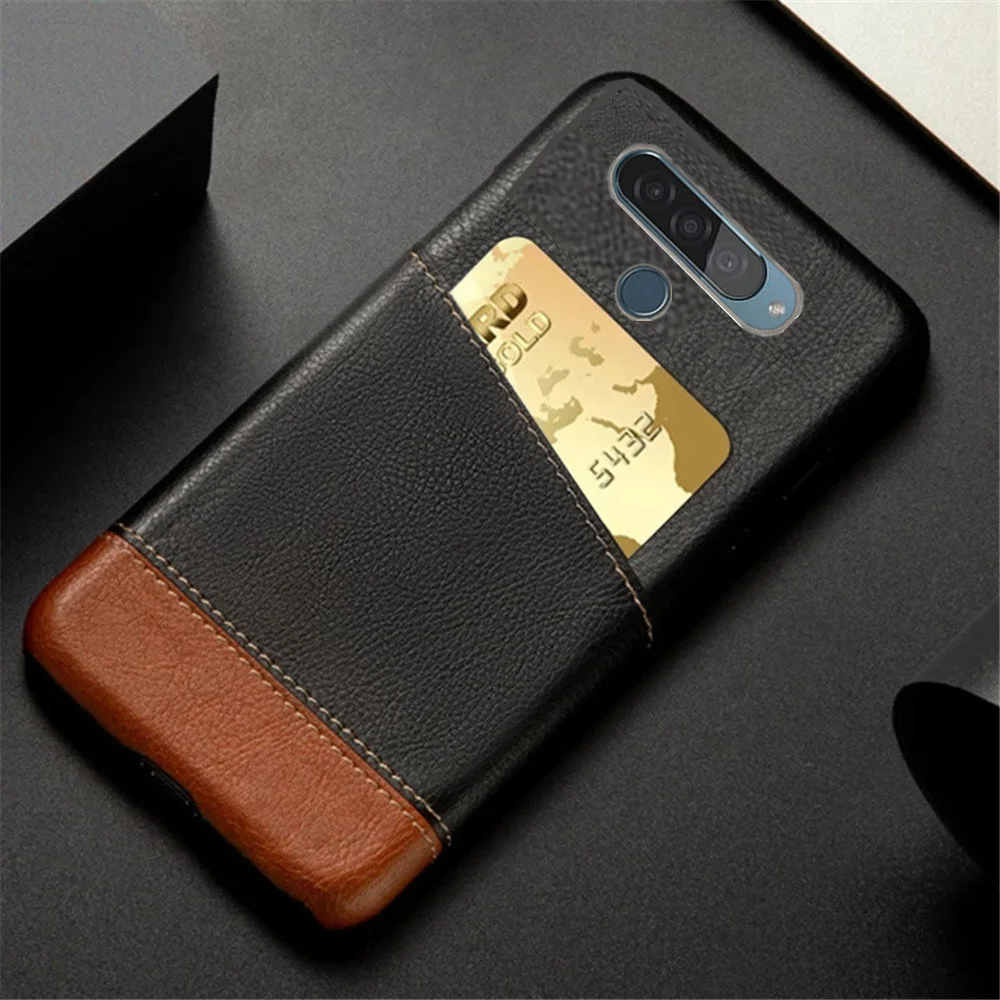 Luxury Case For LG G8S ThinQ Case Mixed Splice PU Leather Credit Card Holder Cover for LG G8 ThinQ G8s Back Coque G8 thinQ G 8