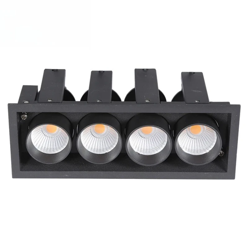 

Better heat dissipation adjustable black core 10 20w LED grille light