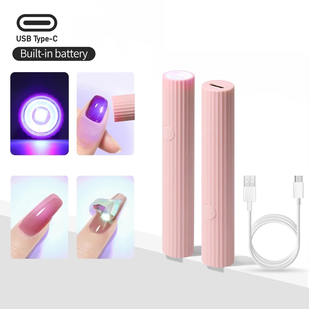 Lulaa tragbare Handheld Mini Nagel lampe für alle Gel politur schnell trocknen USB Nagel trockner Maschine UV LED Nagel lampe Mini Taschenlampe Stift