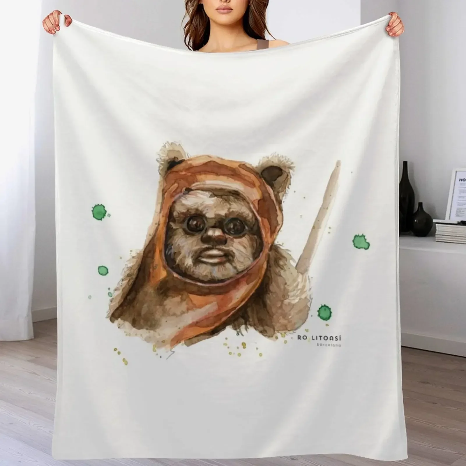 

New Ewok Throw Blanket Warm Cozy Throw Blanket for Living Room Couch