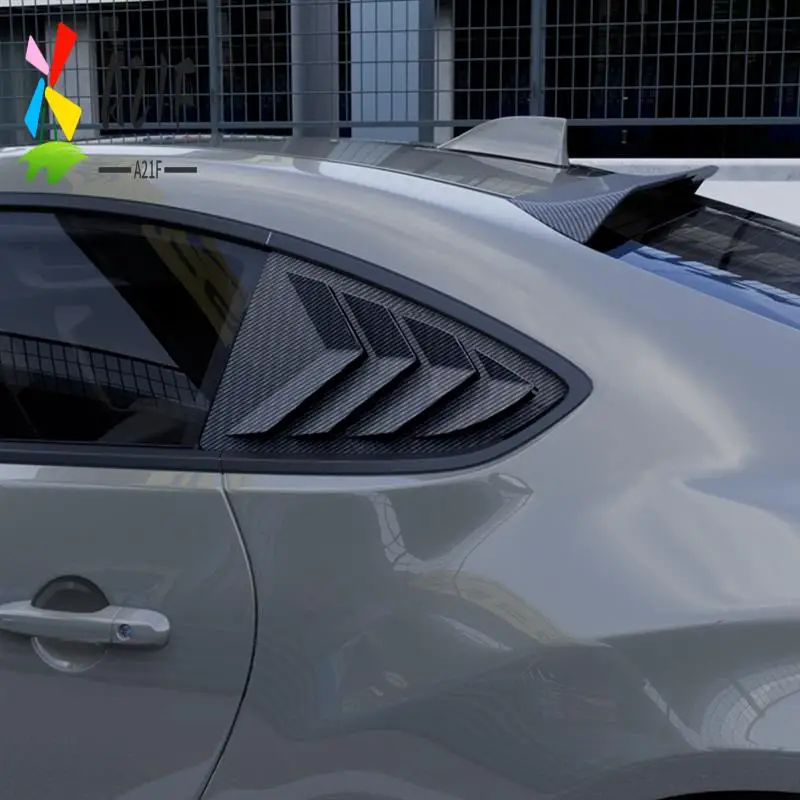

A21F-Car Rear Triangular Window Louvers Shutters Blinds Cover Trim For Toyota GR86 Subaru BRZ 2022+