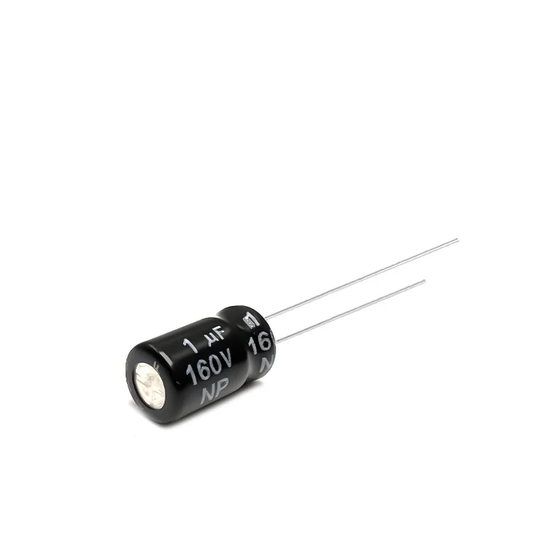 25pcs 160V 1uF Non Polar NP Electrolytic Capacitor Bi Polar 6x12mm for Audio Crossover