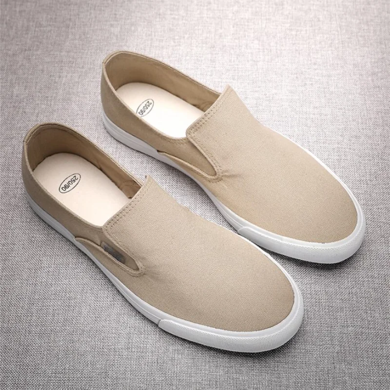 Heren Casual Schoenen Casual Loafers Mode Sneakers Man Canvas Schoenen Ademende Slip-On Heren Schoenen Vulkaniseren Schoenen Lente Herfst