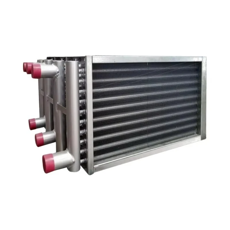 

Tubular heat exchangers accept custom designed condenser coils