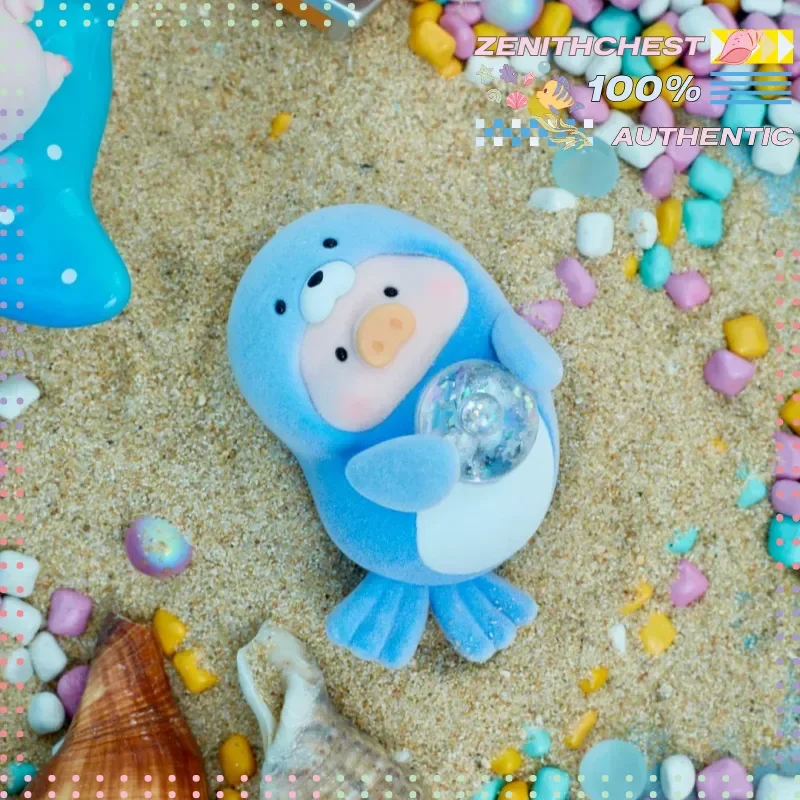 

Authentic Lulu Pig Ocean Series Collectible Figure Blind Box Heartfelt Gift Canned Pig Character Toy Display Piece Cute Doll