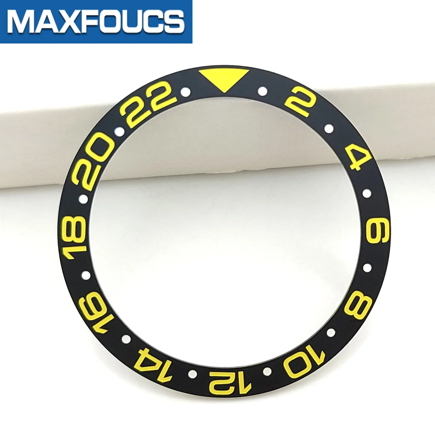 Schräge Keramik-Lünetteneinlage 38x30,6mm MOD SKX007 SKX Divers Passend für 31,5x30,5mm Kristall SUB GMT Taucheruhr-Zubehör Ersatz – Detail 9