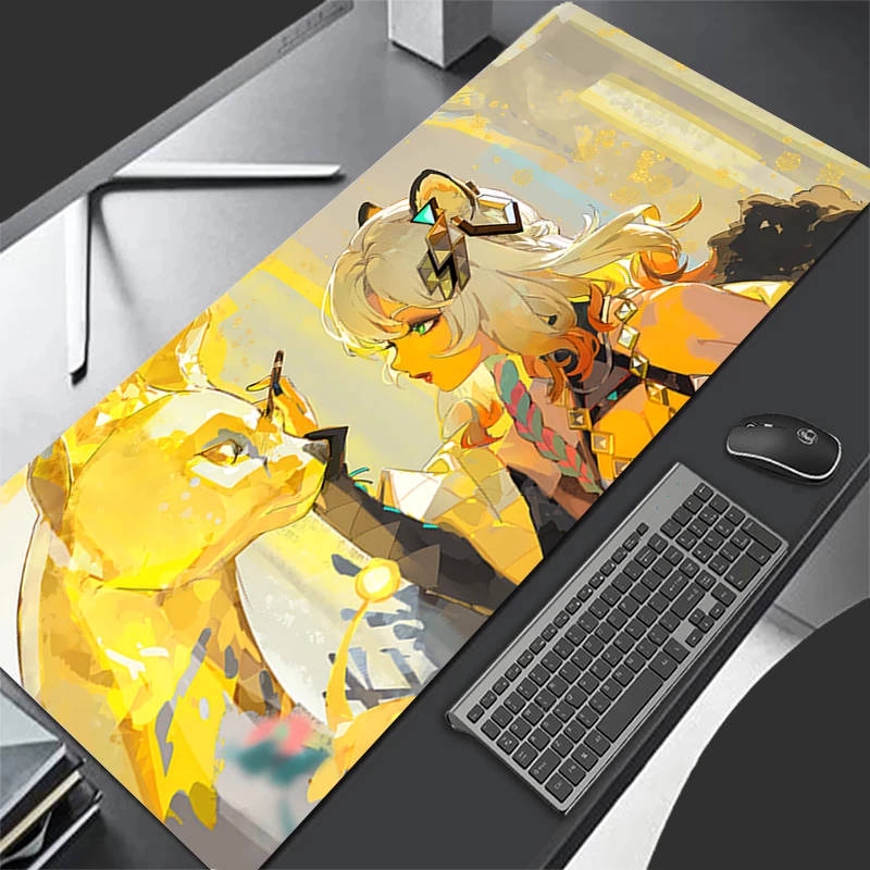 

Mousepad Computer Gaming Accessories Keyboard Pad Office PC G-genshin Impact Xilonen Rubber Mouse Pad Decoracion Desk Mouse Mat