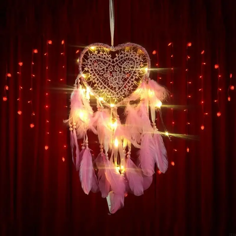 77ja kim loại hoa hoops trái tim vòng hoa macrame vòng mơ ước macrame wall crafts