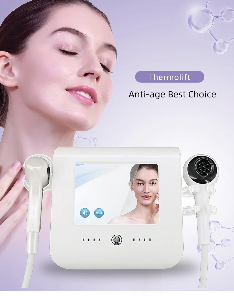 Rf Radio  Beauty Instrument Thermal Lifting and Firming Stereo Decal Neck Lines Imported Collagen V-Face Eye Cannon for Home Use